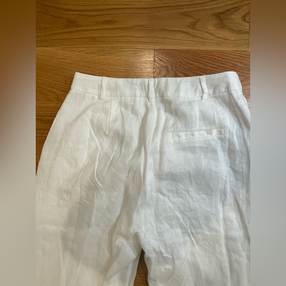 NWT DISSH Holden White Linen Pant / US 4 - Picture 6 of 8